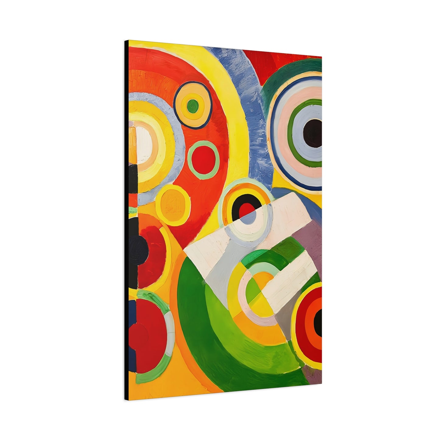 Rythme, Joie de vivre (1930) by Robert Delaunay / Reproduction Fine Art sur Toile / Large Epaisseur 3.2 cm - 1.25 inch