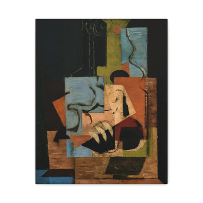 Composition (1919) by Louis Marcoussis  / Reproduction Fine Art sur Toile /  Epaisseur 3.2 cm - 1.25 inch