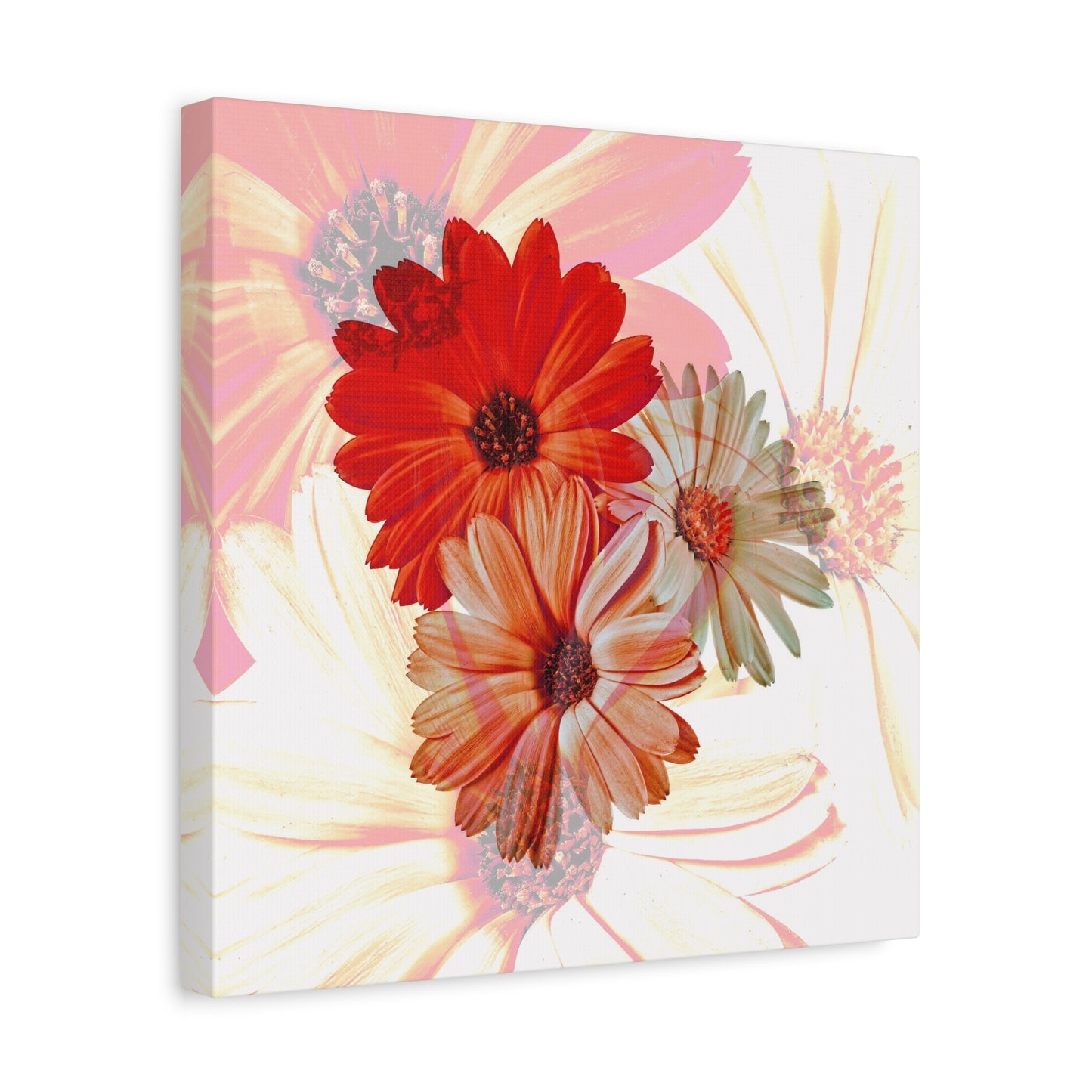 Collection Signature "FLORAL Numéro 18" sur Toile Fine Art sur Toile / Epaisseur 3,2cm - 1'25 po