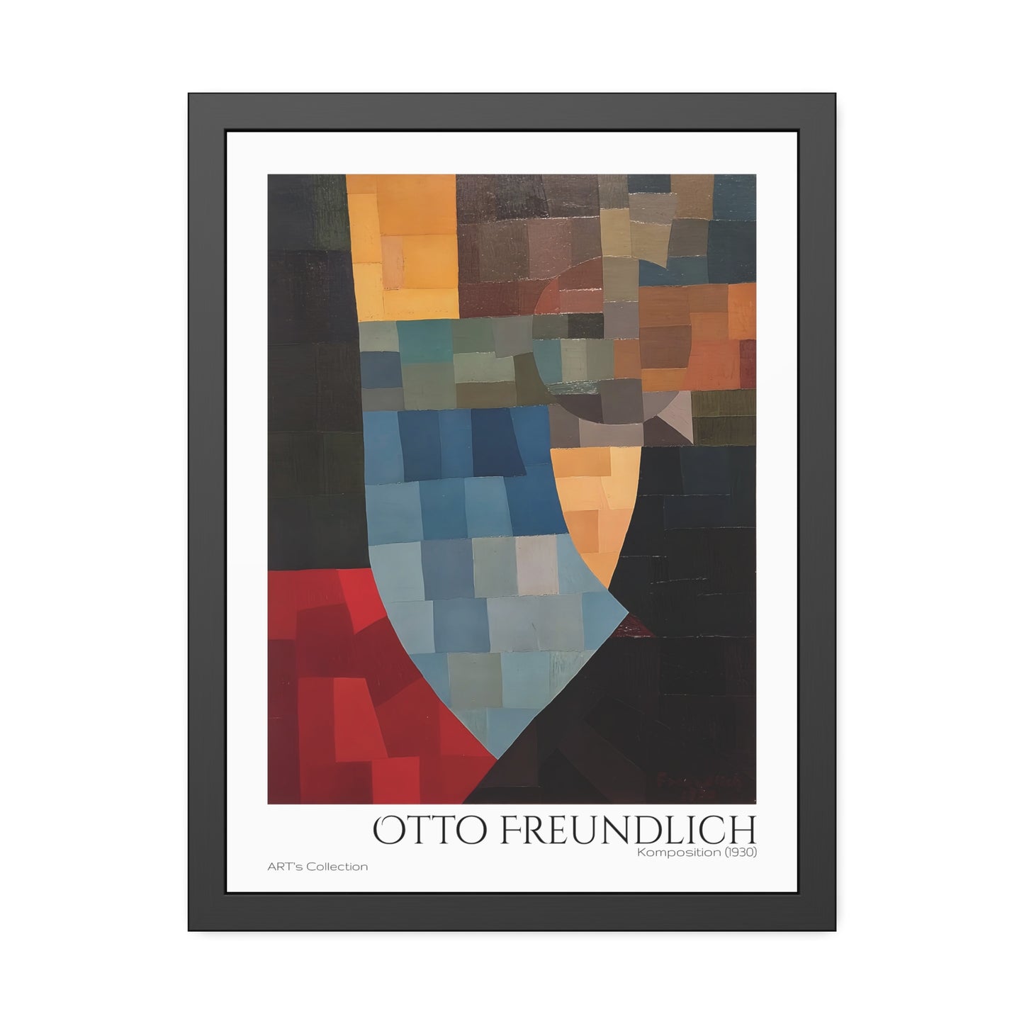 Komposition (1930) by Otto Freundlich  / Affiche Encadrée série ART's Collection