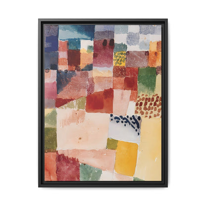 Motif from Hammamet (1914) by Paul Klee / Toile encadrée sur caisse américaine