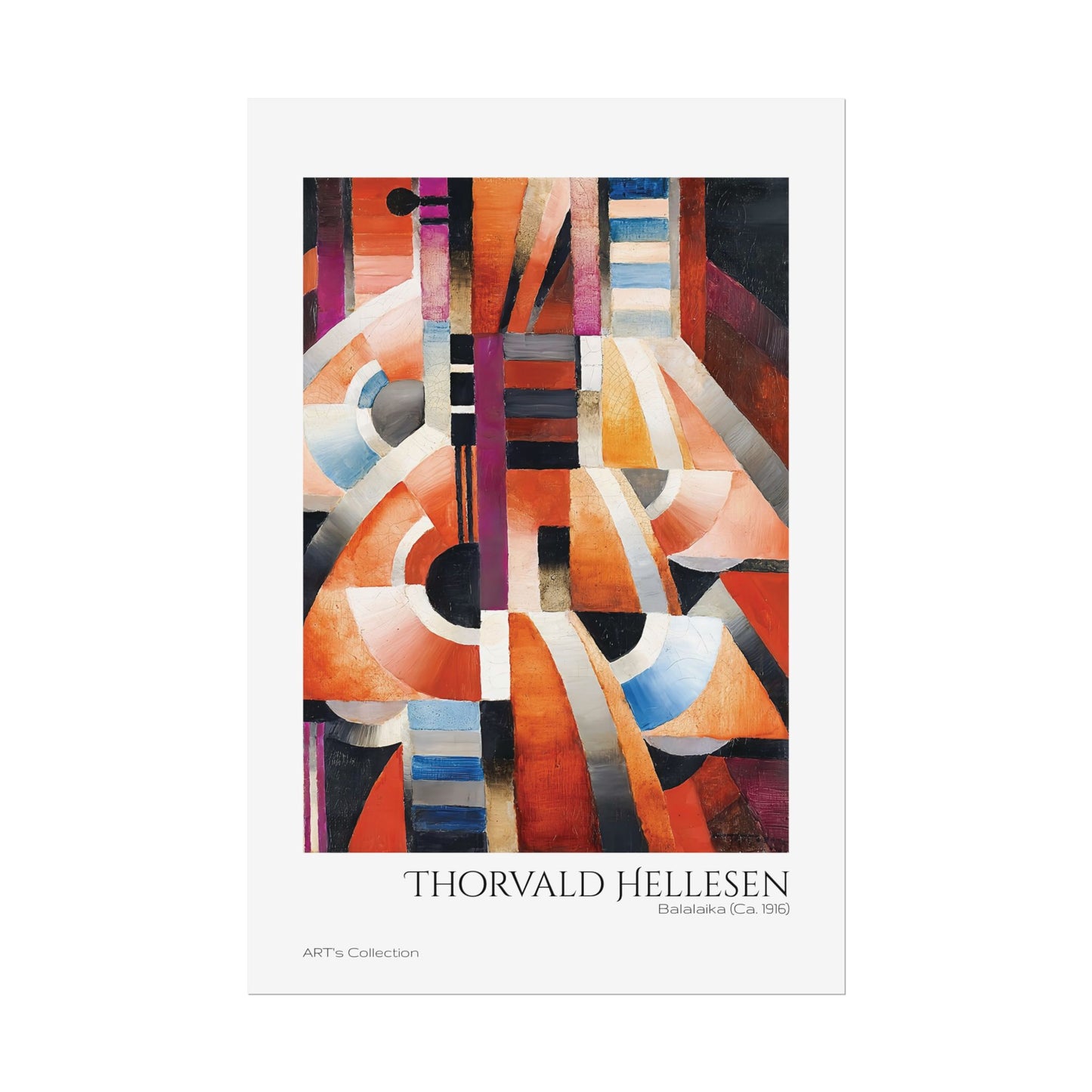 Balalaika (Ca. 1916) by Thorvald Hellesen / Affiche imprimée - Série ART's Collection