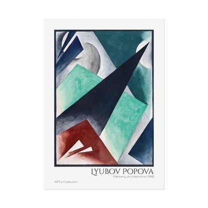 Painterly Architectonic (1918) by Lyubov Popova / Affiche imprimée - Série ART's Collection