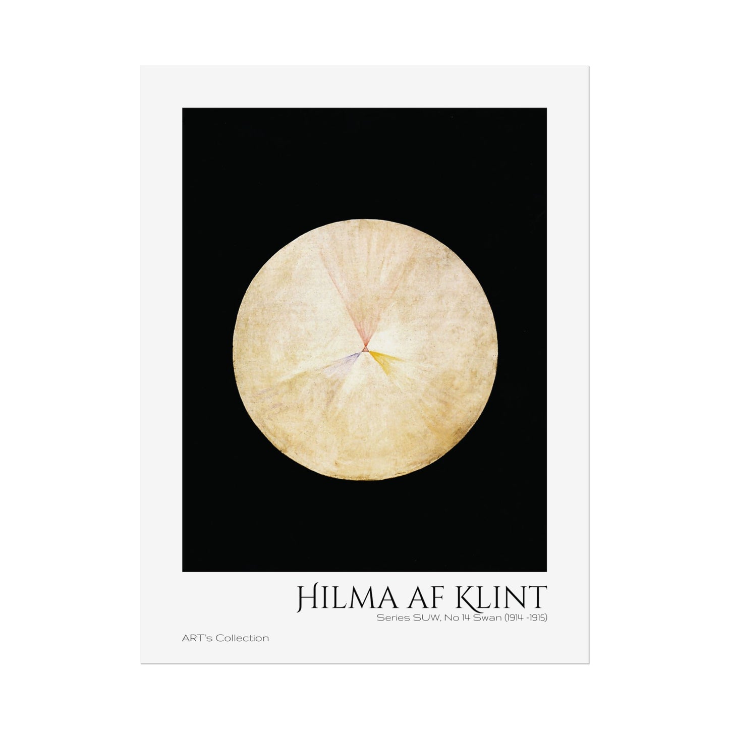 Series SUW, No 14 Swan (1914 -1915) by Hilma af Klint  / Affiche imprimée - Série ART's Collection