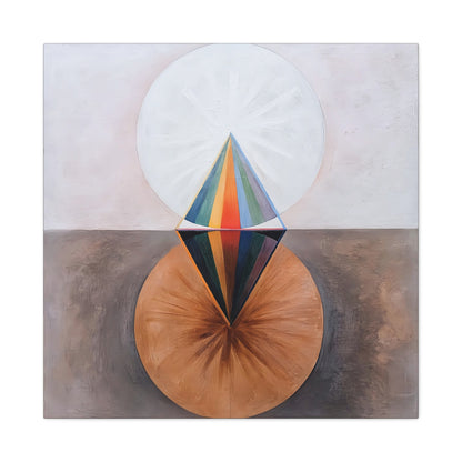 The Swan, No. 12, Group IX-SUW (1915) by  Hilma af Klint / Reproduction Fine Art sur Toile / Large Epaisseur 3.2 cm - 1.25 inch