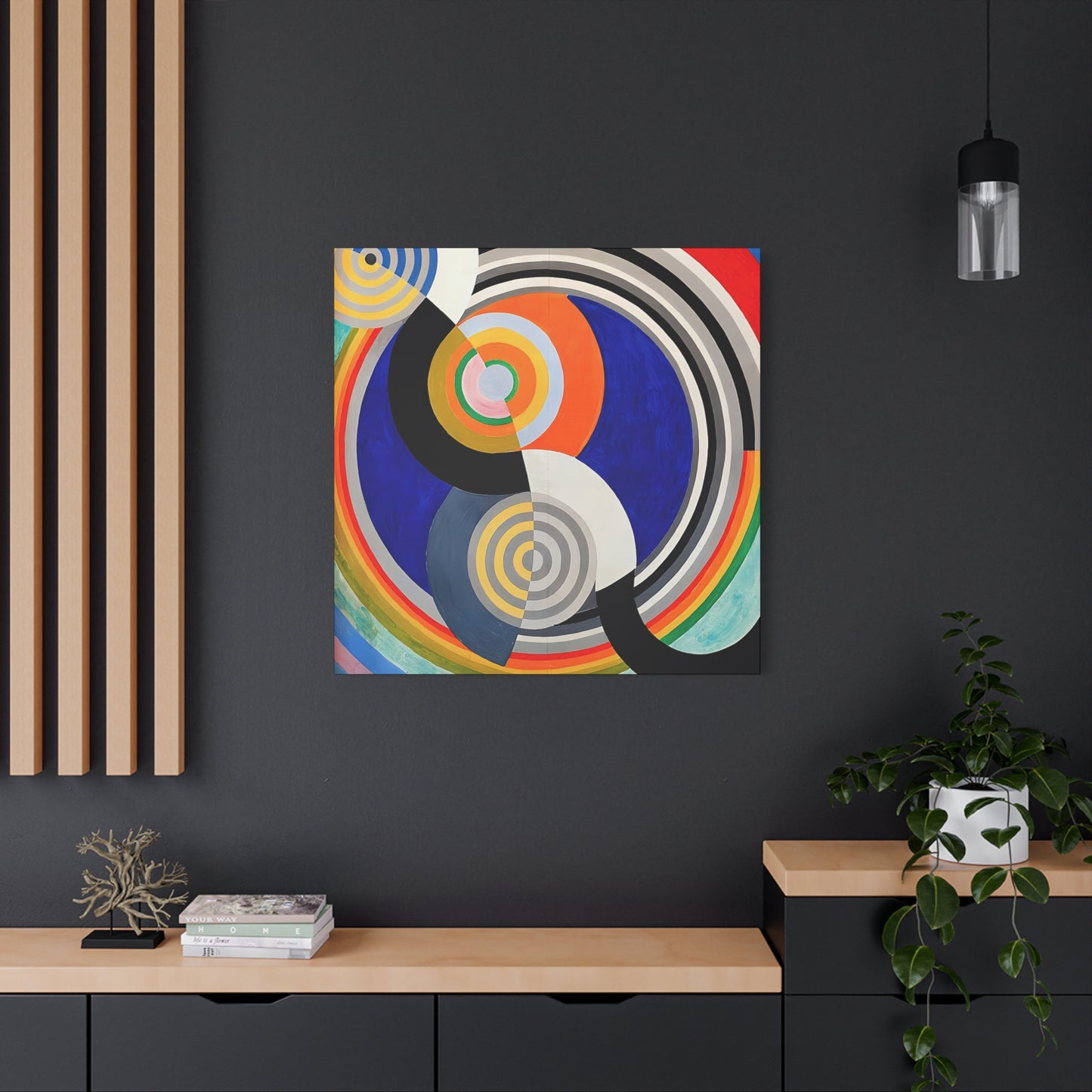 Rythme numéro 2 (1938)  by Robert Delaunay / Reproduction Fine Art sur Toile / Epaisseur 3,2cm - 1'25 po