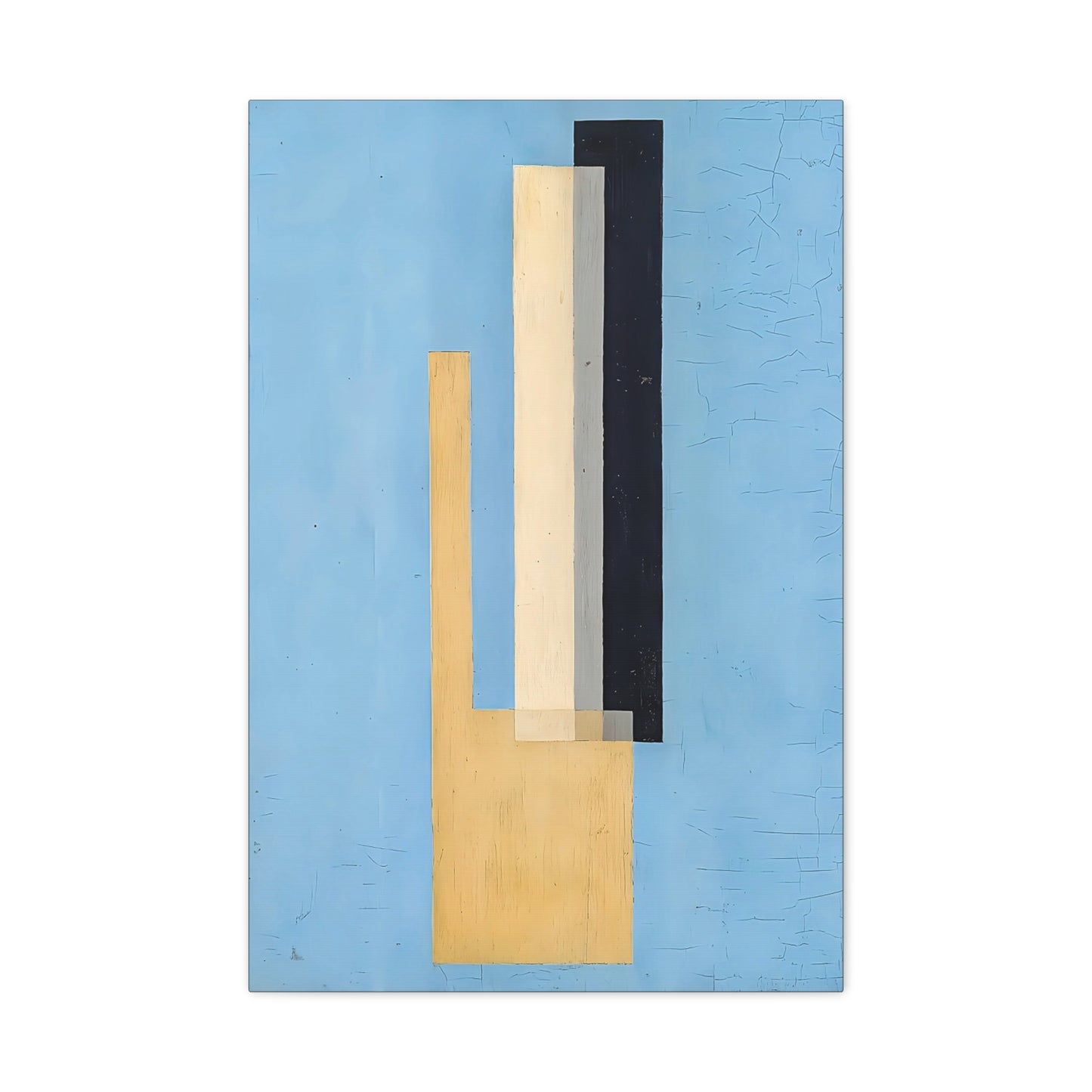 Konstruktion (circa 1920-1922) by László Moholy-Nagy  / Reproduction Fine Art sur Toile /  Epaisseur 3.2 cm - 1.25 inch