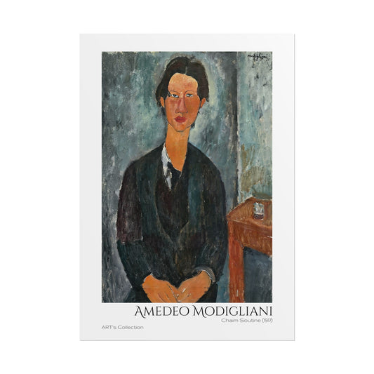 Chaim Soutine (1917) by Amedeo Modigliani / Affiche imprimée - Série ART's Collection