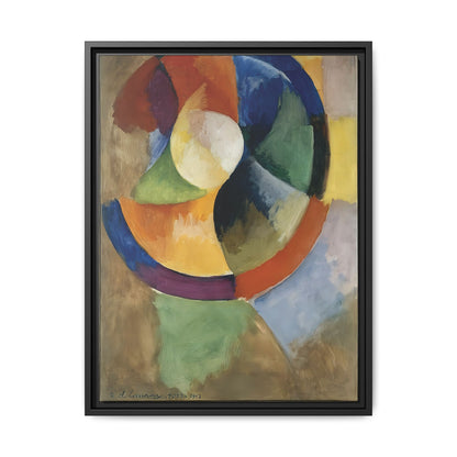 Formes circulaires, Soleil Numéro 2 (1912-13)  by Robert Delaunay  / Toile encadrée sur caisse américaine