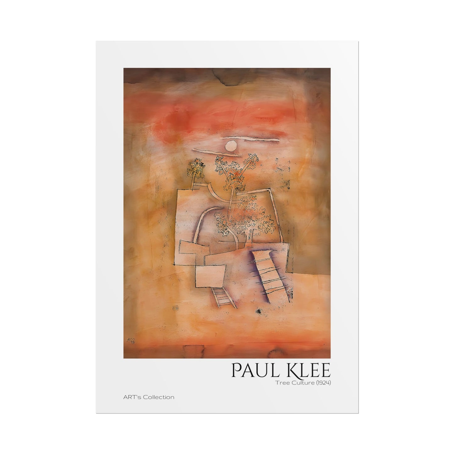 Tree Culture (1924) by Paul Klee / Affiche imprimée - Série ART's Collection
