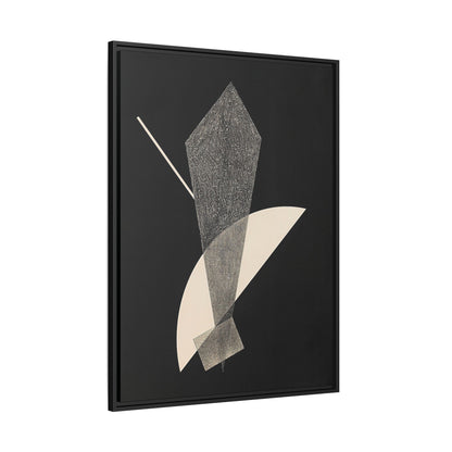 Konstruktion V (1923) by László Moholy-Nagy  / Toile encadrée sur caisse américaine