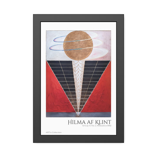 Group X No 2 Altarpiece (1915) by Hilma af Klint  / Affiche Encadrée série ART's Collection