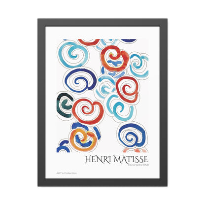 Escargots (1953) by Henri Matisse / Affiche Encadrée série ART's Collection