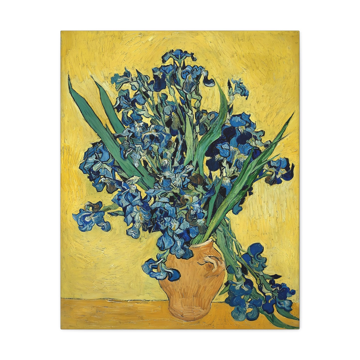 Irises (1890) by Vincent van Gogh  / Reproduction Fine Art sur Toile / Epaisseur 3,2cm - 1'25 po