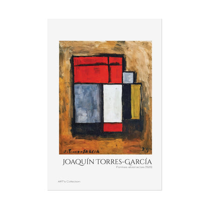 Formas abstractas (1929) by Joaquín Torres-García  / Affiche imprimée - Série ART's Collection