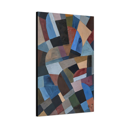 Composition by Otto Freundlich  / Reproduction Fine Art sur Toile / Epaisseur 3.2 cm - 1.25 inch