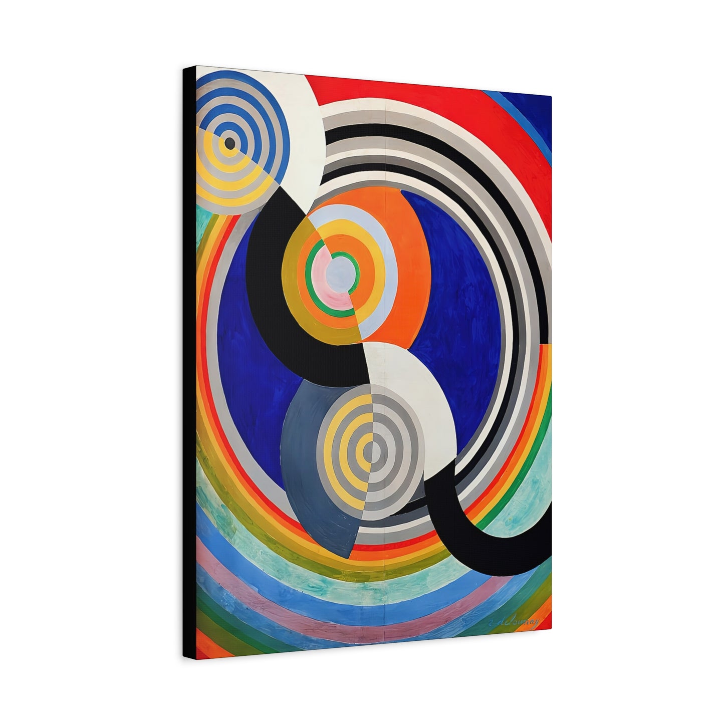 Rythme numéro 2 (1938)  by Robert Delaunay / Reproduction Fine Art sur Toile / Epaisseur 3,2cm - 1'25 po