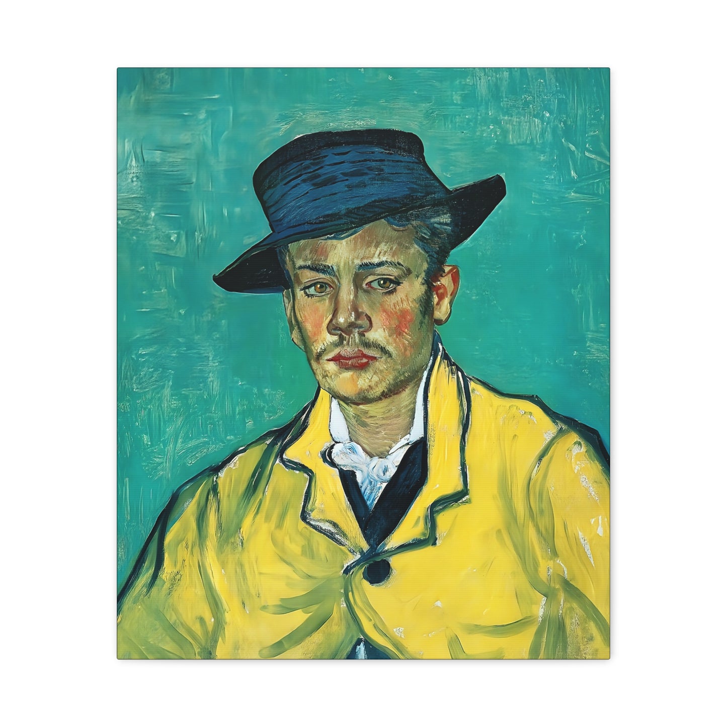 Portrait of Armand Roulin (1888) by Vincent van Gogh  / Reproduction Fine Art sur Toile / Epaisseur 3,2cm - 1'25 po