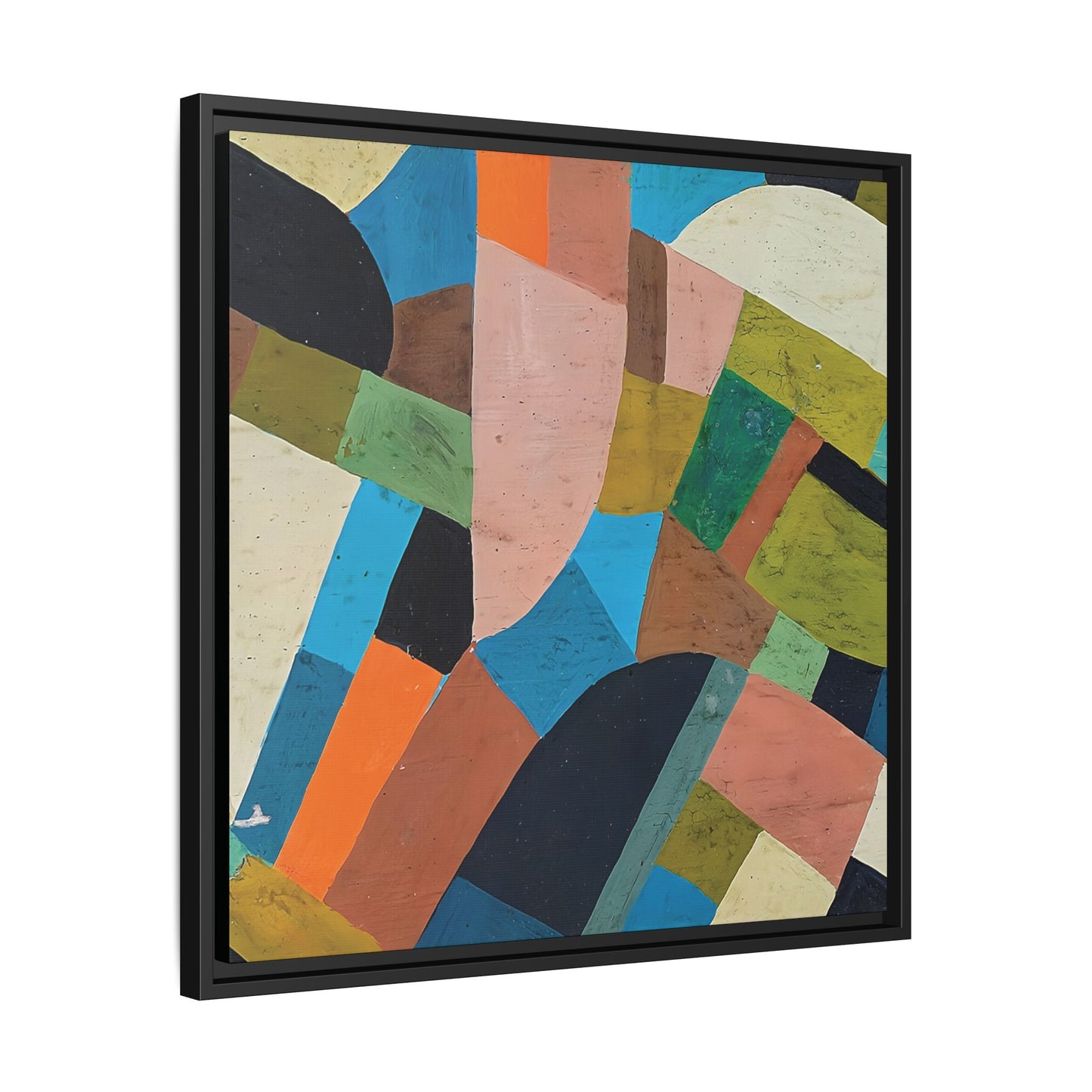Petite Composition (Circa 1937)  by Otto Freundlich / Toile encadrée sur caisse américaine