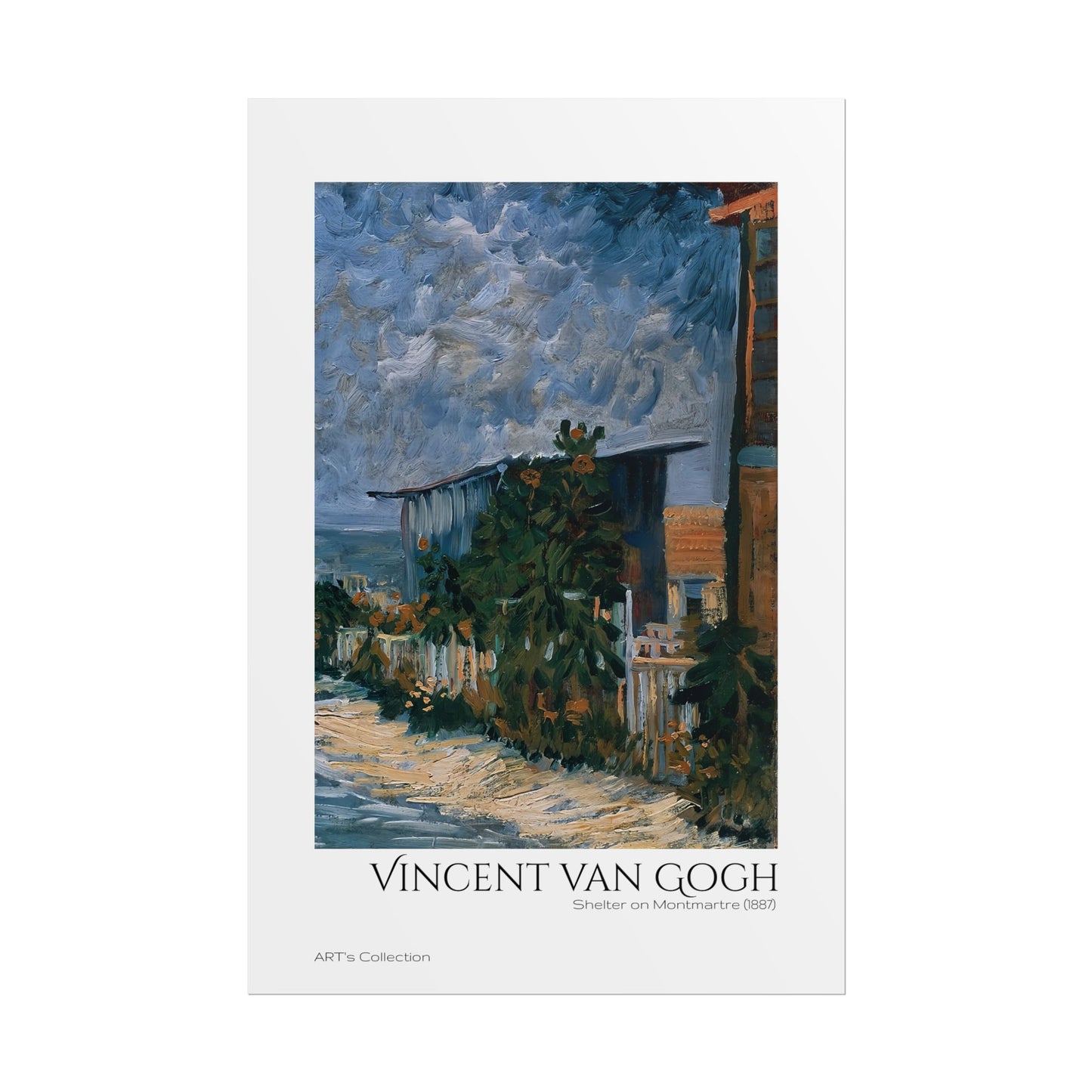 Shelter on Montmartre (1887) by Vincent van Gogh / Affiche imprimée - Série ART's Collection