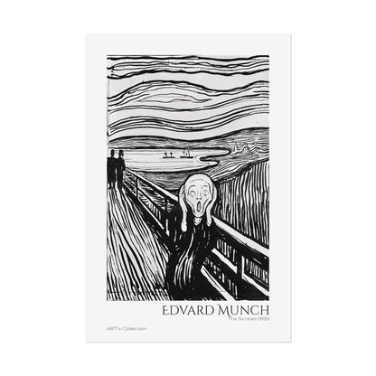 The Scream (1895) by Edvard Munch / Affiche imprimée - Série ART's Collection