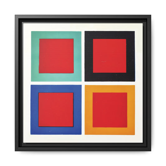 Modification of Tone and Hue of a Colour - Different Colours (1912) by James Ward / Toile encadrée sur caisse américaine