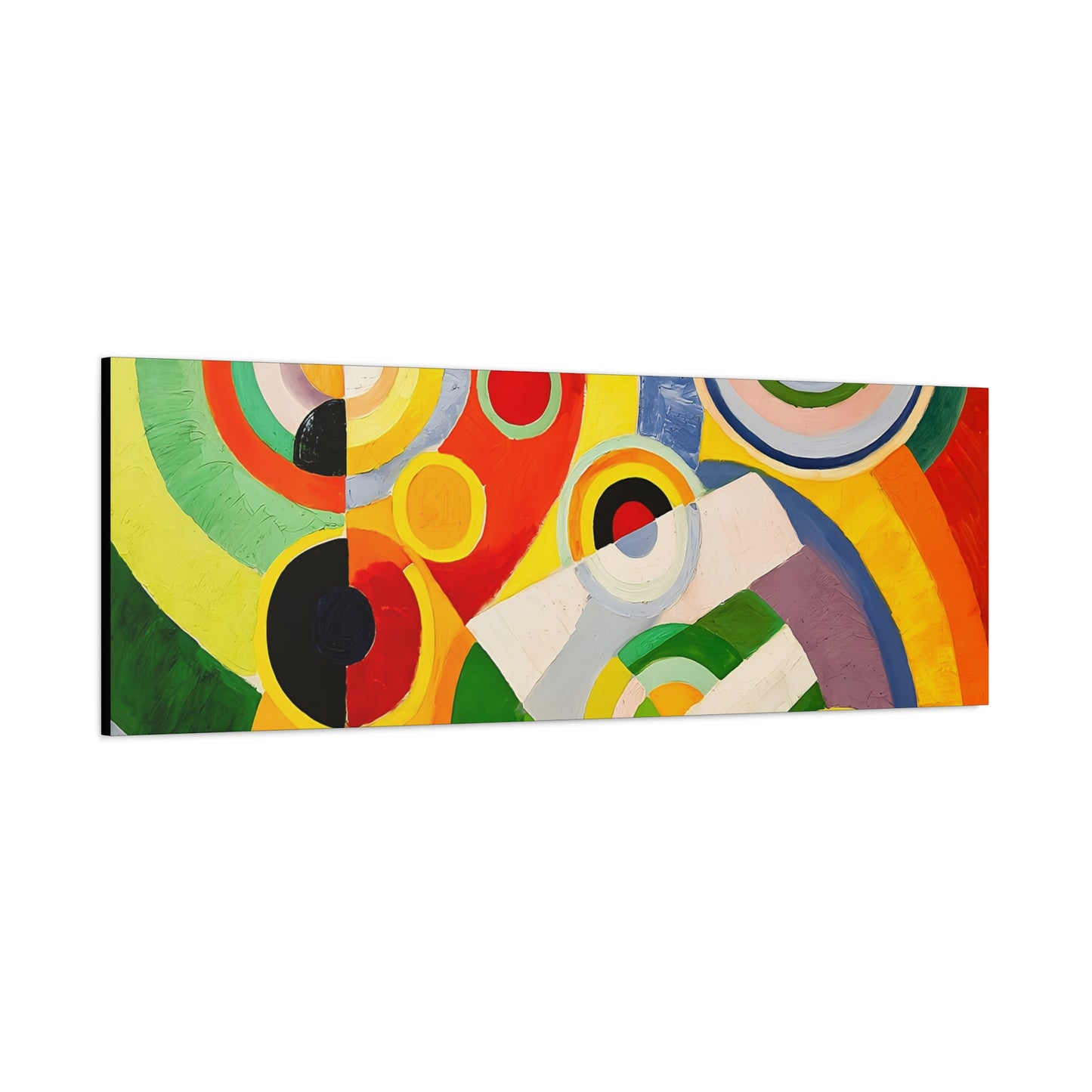 Rythme, Joie de vivre (1930) by Robert Delaunay / Reproduction Fine Art sur Toile / Large Epaisseur 3.2 cm - 1.25 inch