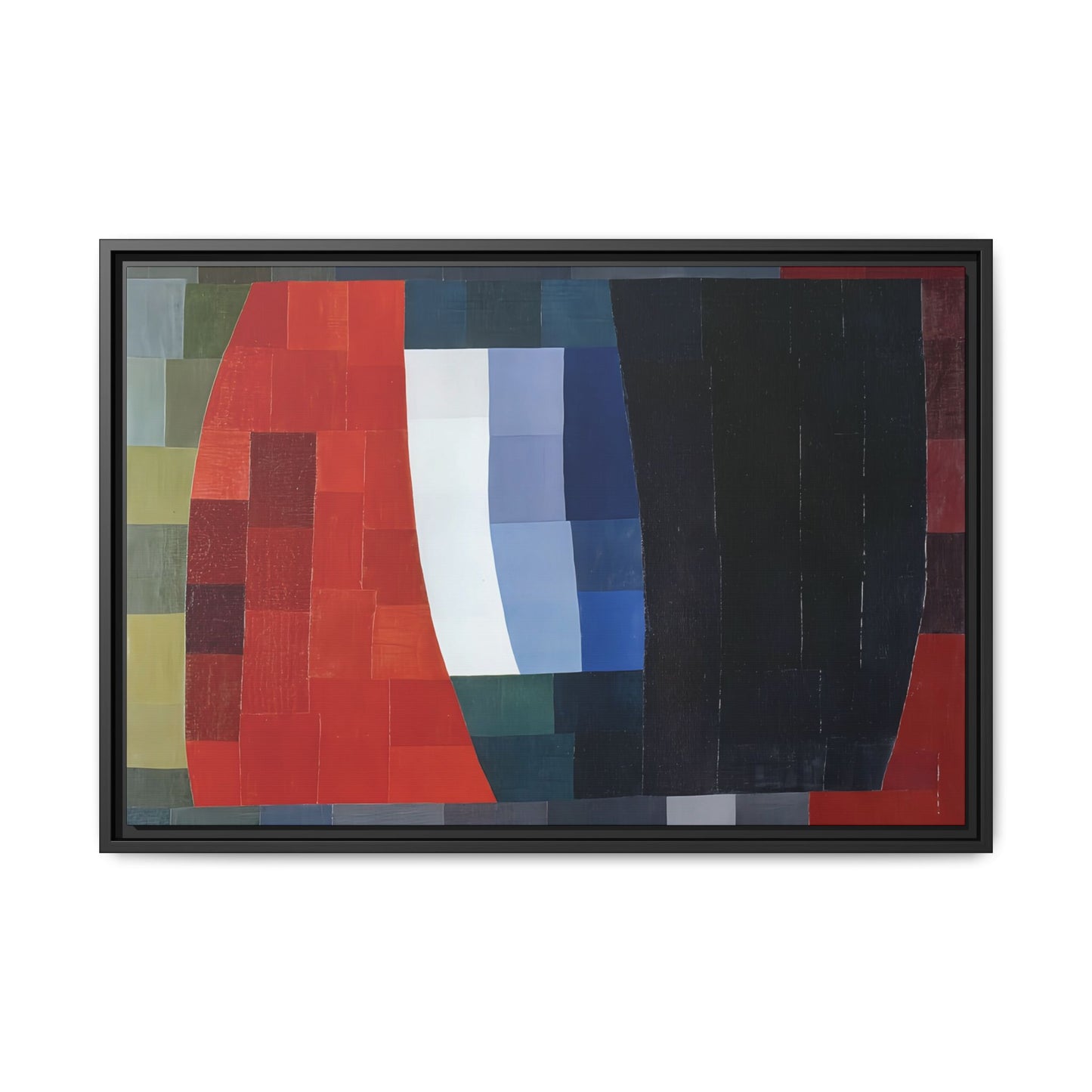 My Sky is Red (1933)  by Otto Freundlich / Toile encadrée sur caisse américaine