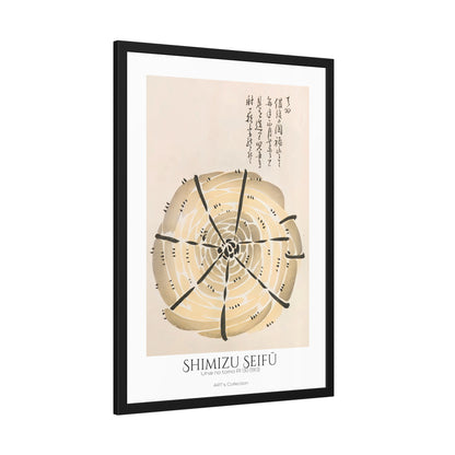 Unai no tomo Pl 130 (1913) by Shimizu Seifu / Affiche Encadrée série ART's Collection