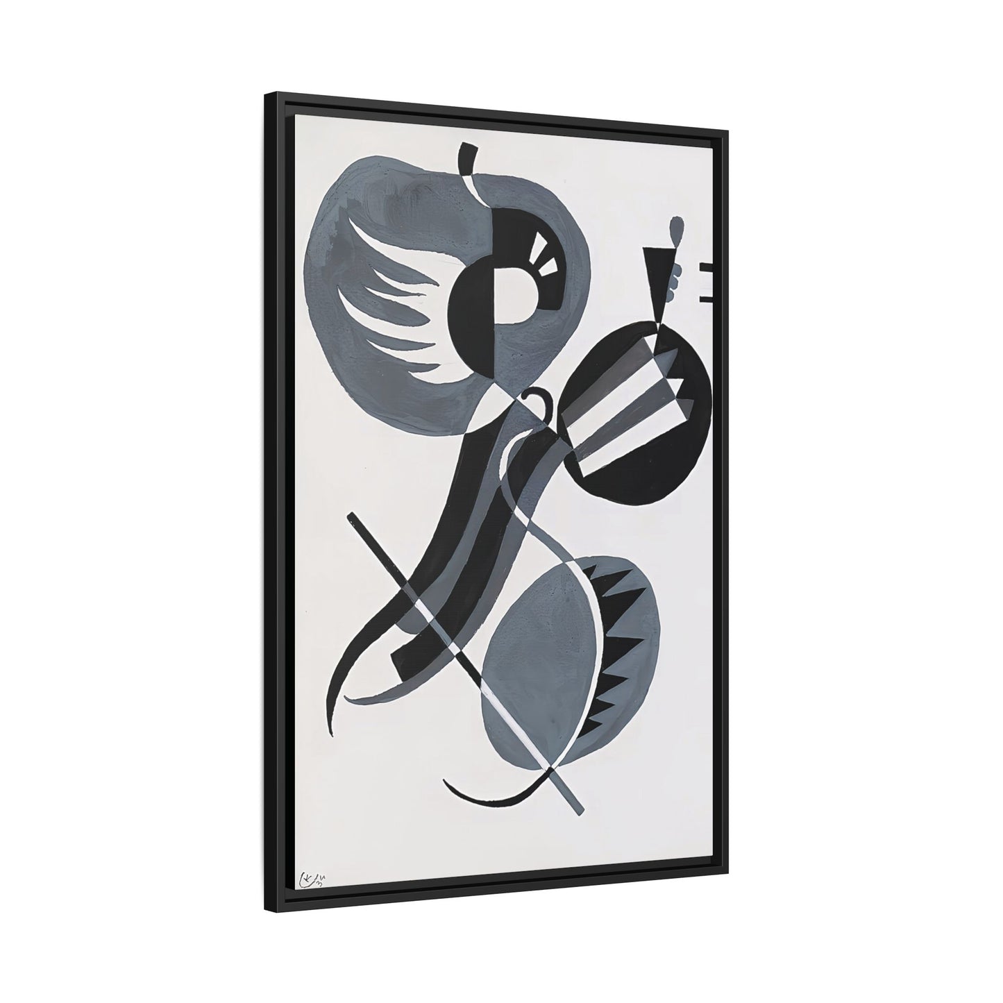 Wassily Kandinsky / No Title (1934) / Toile encadrée sur caisse américaine