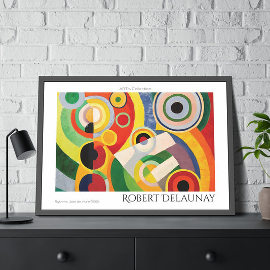 Rythme, Joie de vivre (1930)  by Robert Delaunay  / Affiche Encadrée série ART's Collection