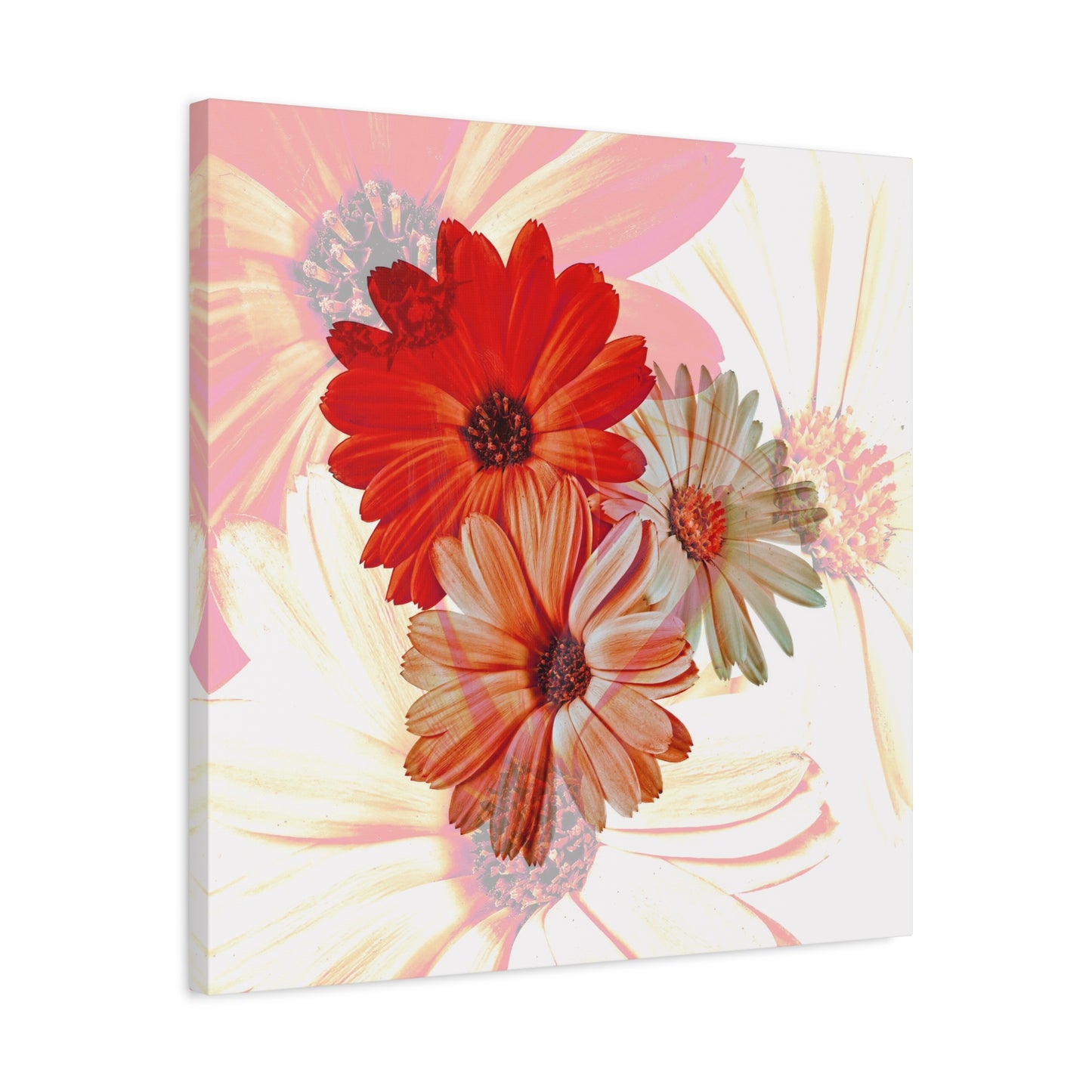 Collection Signature "FLORAL Numéro 18" sur Toile Fine Art sur Toile / Epaisseur 3,2cm - 1'25 po