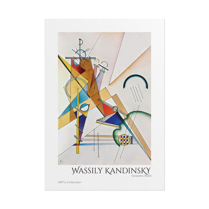 Gewebe (1923) by Wassily Kandinsky / Affiche imprimée - Série ART's Collection