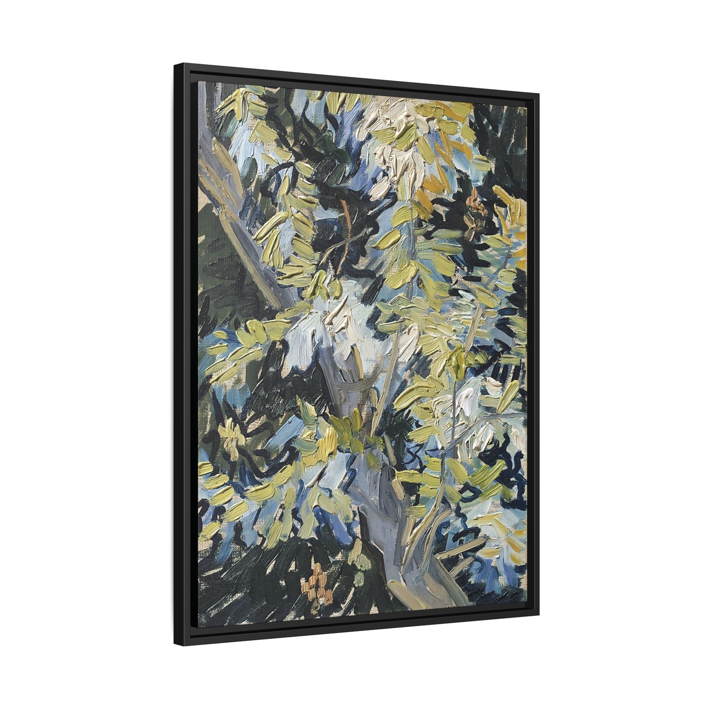 Acacia in Flowers by Vincent van Gogh / Toile encadrée sur caisse américaine