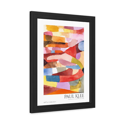 Movement of Vaulted Chambers (1915) by Paul Klee / Affiche Encadrée série ART's Collection