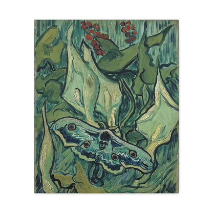 Emperor moth (1889) by Vincent van Gogh  / Reproduction Fine Art sur Toile / Epaisseur 3,2cm - 1'25 po