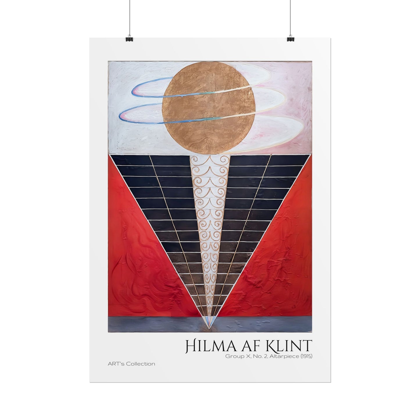 Group X No 2 Altarpiece (1915) by Hilma af Klint  / Affiche imprimée - Série ART's Collection