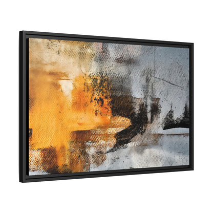 Tableau Graphic Ceylan "Série Sign Collections" / Toile encadrée sur caisse américaine