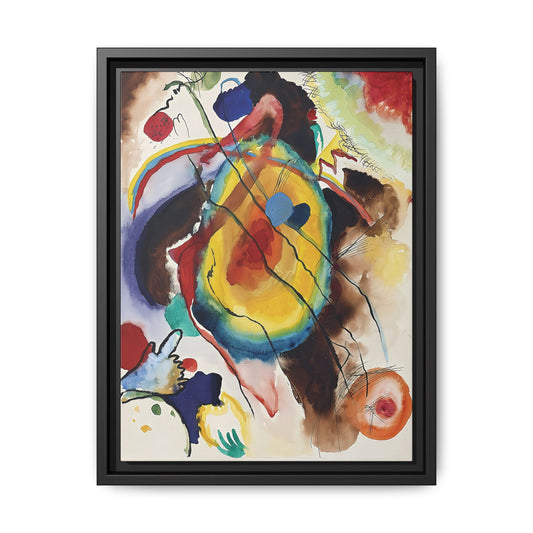 Entwurf zu einem Wandbild für Edwin R. Campbell by Wassily Kandinsky (1914) by Wassily Kandinsky / Toile encadrée sur caisse américaine