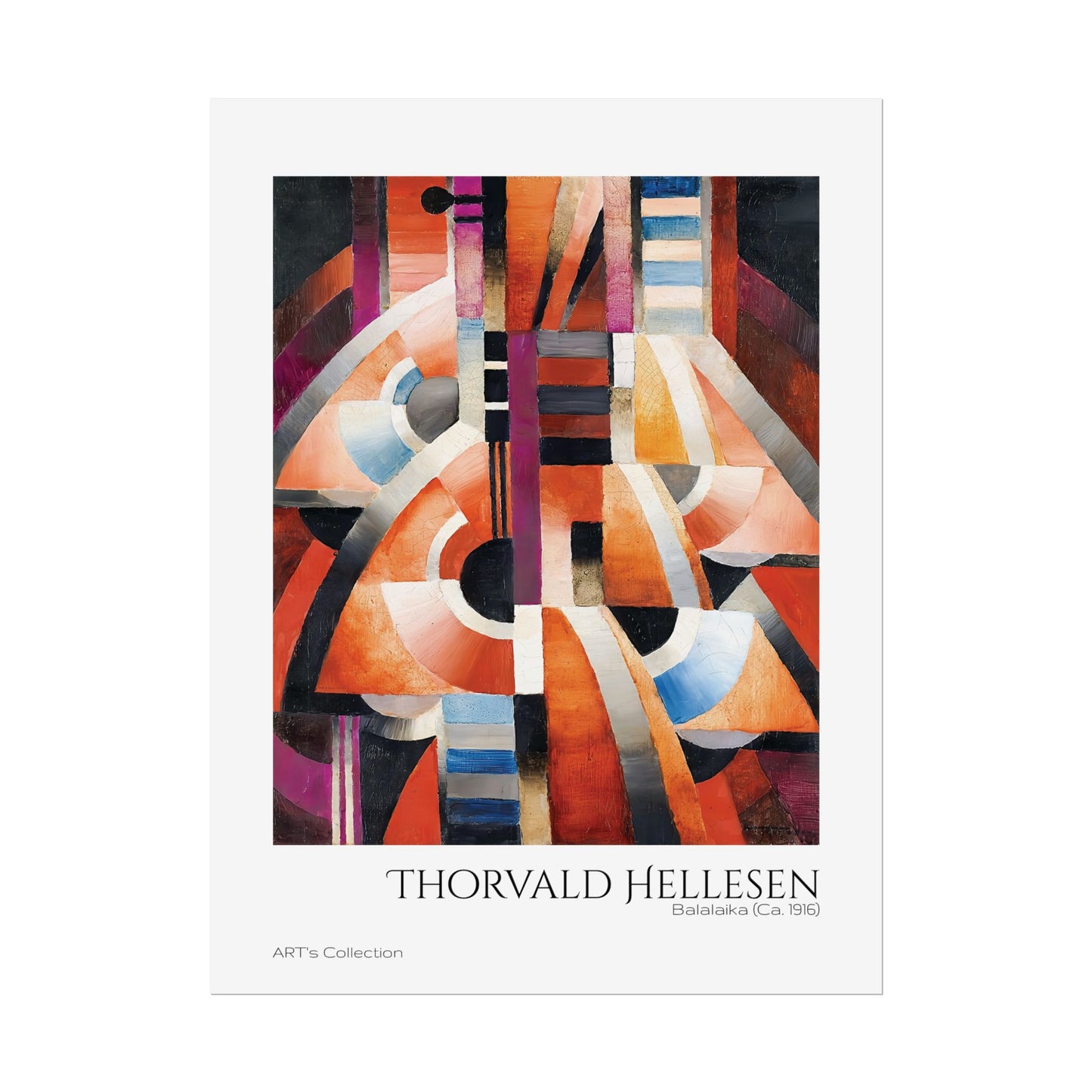 Balalaika (Ca. 1916) by Thorvald Hellesen / Affiche imprimée - Série ART's Collection
