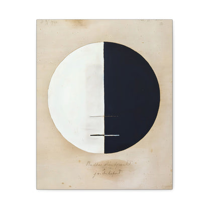 Buddhas Standpoint in the Earthly Life No. 3 (1920) by Hilma af Klint / Reproduction Fine Art sur Toile /  Epaisseur 3.2 cm - 1.25 inch