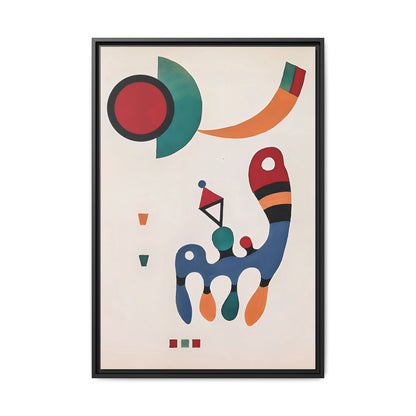 11 Tableaux et 7 Poèmes (1945) by Wassily Kandinsky / Toile encadrée sur caisse américaine