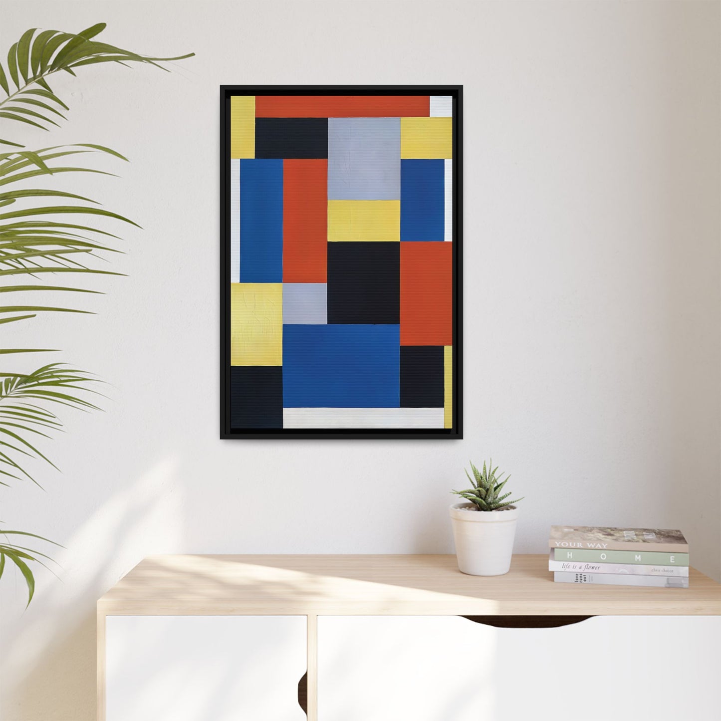 Composition XX 1920 by Theo van Doesburg  / Toile encadrée sur caisse américaine
