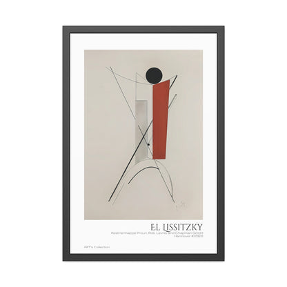 Kestnermappe Proun, Rob. Levnis and Chapman GmbH Hannover #3 (1923) El Lissitzky  by El Lissitzky / Affiche Encadrée série ART's Collection