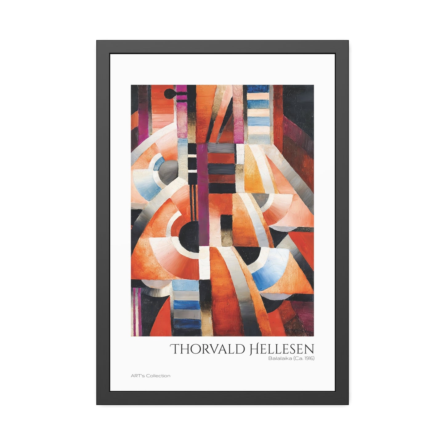 Balalaika (Ca. 1916) by Thorvald Hellesen  / Affiche Encadrée série ART's Collection