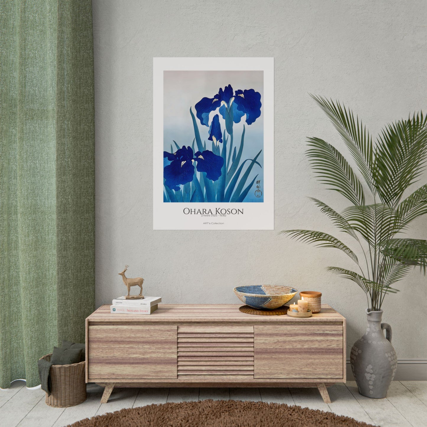 Irises (1925 - 1936) by Ohara Koson / Affiche imprimée - Série ART's Collection