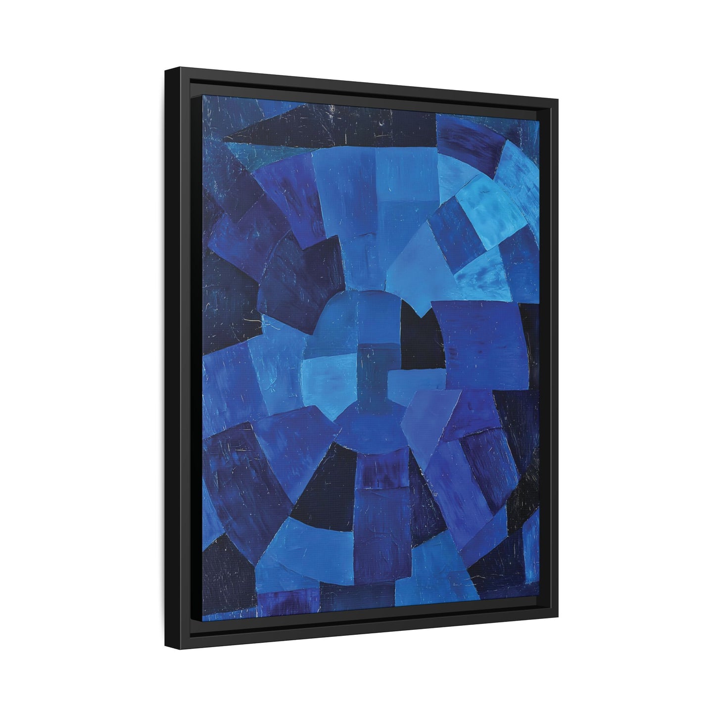 Komposition in Blau (1931) by Otto Freundlich / Toile encadrée sur caisse américaine