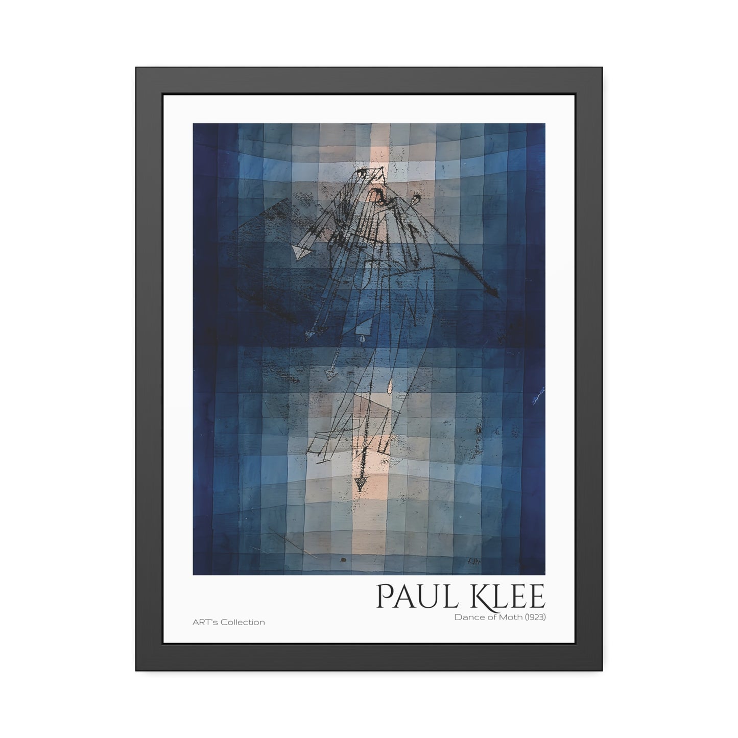 Dance of Moth (1923) by Paul Klee / Affiche Encadrée série ART's Collection