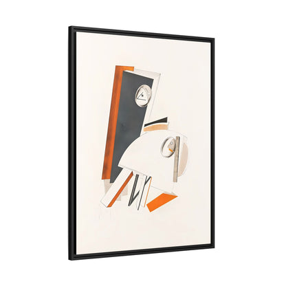 Angstliche (1923) by El Lissitzky / Toile encadrée sur caisse américaine