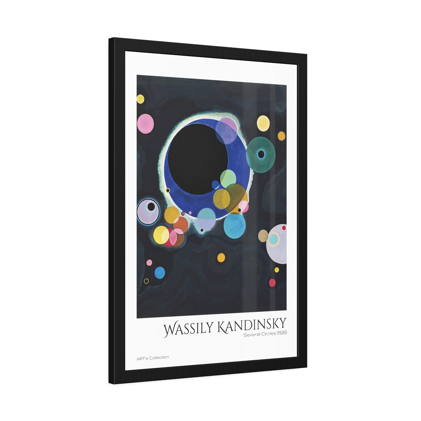 Several Circles (1926) by Wassily Kandinsky / Affiche Encadrée série ART's Collection